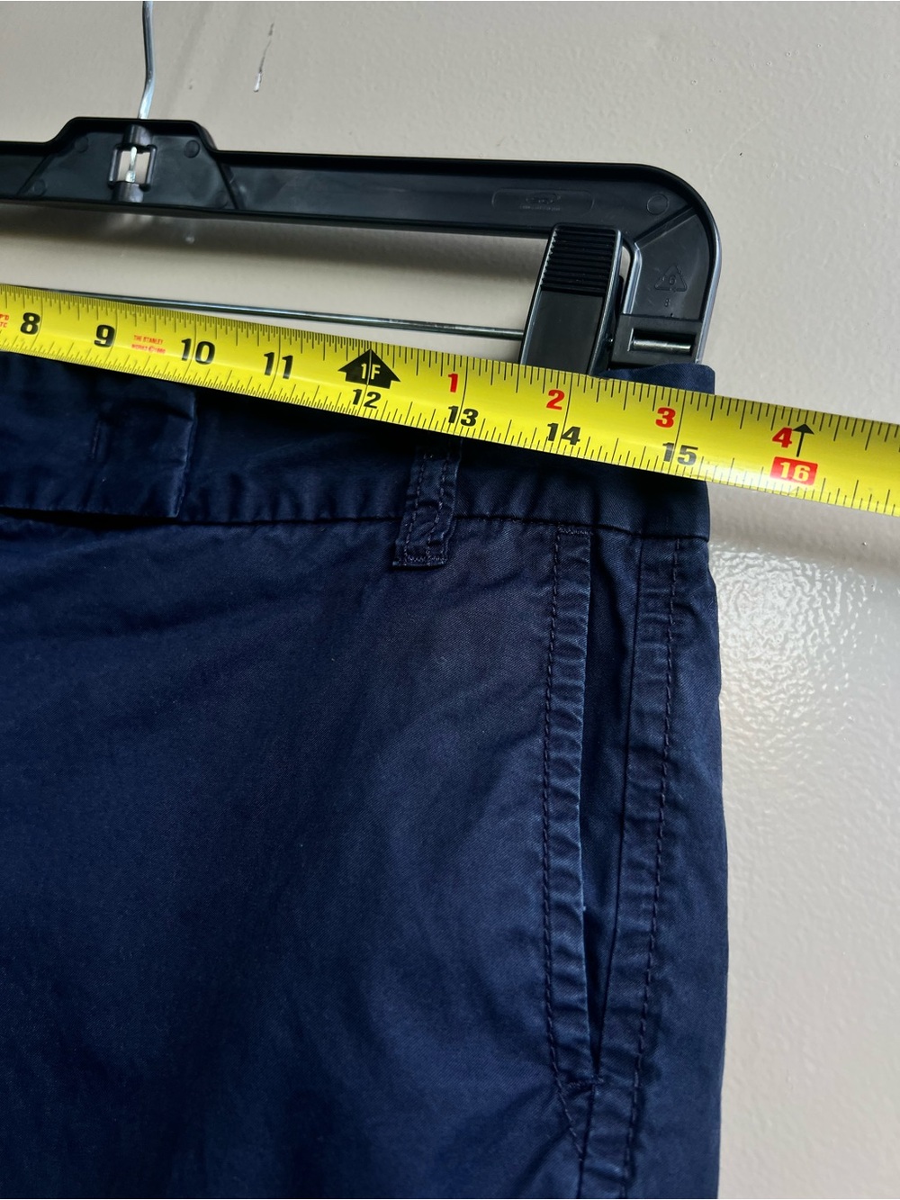 J.Crew 4 Vintage Y2K Navy Chino Classic Coastal Bermuda Shorts City Preppy Chic - Picture 8 of 10